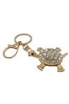 İngiltereDünyadan HediyelerDNY-HD100090Keskin Hediyelik Eşya Ve TekstilBeyaz Kristal Taşlı Kaplumbağa Anahtarlık