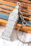 İngiltereDünyadan HediyelerDNY-HD100290Keskin Hediyelik Eşya Ve TekstilGümüş 3D Big Ben Metal Anahtarlık İngiltere Londra Saat Kulesi