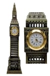 İngiltereDünyadan HediyelerDNY-HD100866Keskin Hediyelik Eşya Ve TekstilVintage Metal İngiltere London Big Ben Saat Kulesi Antik Bronz 23 cm