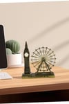 İngiltereDünyadan HediyelerDNY-HD3475Keskin Hediyelik Eşya Ve TekstilVintage Metal İngiltere London Big Ben ve London Eye Biblo 20cm