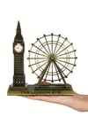 İngiltereDünyadan HediyelerDNY-HD3475Keskin Hediyelik Eşya Ve TekstilVintage Metal İngiltere London Big Ben ve London Eye Biblo 20cm
