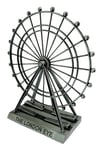 İngiltereDünyadan HediyelerDNY-HDYLEYEXL02Keskin Hediyelik Eşya Ve TekstilVintage Metal İngiltere Dönme Dolap XL 21cm Gümüş London Eye Biblo No.2