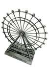 İngiltereDünyadan HediyelerDNY-HDYLEYEXL02Keskin Hediyelik Eşya Ve TekstilVintage Metal İngiltere Dönme Dolap XL 21cm Gümüş London Eye Biblo No.2