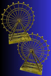 İngiltereDünyadan HediyelerDNY-HDYLEYEXL01Keskin Hediyelik Eşya Ve TekstilVintage Metal İngiltere Dönme Dolap XL 21cm Bronz London Eye Biblo No.1