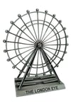 İngiltereDünyadan HediyelerDNY-HDYLEYEXL02Keskin Hediyelik Eşya Ve TekstilVintage Metal İngiltere Dönme Dolap XL 21cm Gümüş London Eye Biblo No.2