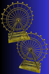 İngiltereDünyadan HediyelerDNY-HDYLEYEXL01Keskin Hediyelik Eşya Ve TekstilVintage Metal İngiltere Dönme Dolap XL 21cm Bronz London Eye Biblo No.1