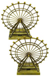 İngiltereDünyadan HediyelerDNY-HDYLEYEXL01Keskin Hediyelik Eşya Ve TekstilVintage Metal İngiltere Dönme Dolap XL 21cm Bronz London Eye Biblo No.1