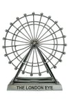 İngiltereDünyadan HediyelerDNY-HDYLEYEXL02Keskin Hediyelik Eşya Ve TekstilVintage Metal İngiltere Dönme Dolap XL 21cm Gümüş London Eye Biblo No.2