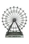 İngiltereDünyadan HediyelerDNY-HDYLEYEXL02Keskin Hediyelik Eşya Ve TekstilVintage Metal İngiltere Dönme Dolap XL 21cm Gümüş London Eye Biblo No.2