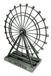 İngiltereDünyadan HediyelerDNY-HDYLEYEXL02Keskin Hediyelik Eşya Ve TekstilVintage Metal İngiltere Dönme Dolap XL 21cm Gümüş London Eye Biblo No.2