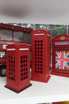 İngiltereDünyadan HediyelerKMBR-001Keskin Hediyelik Eşya Ve TekstilLondon Telefon Kulübesi Metal Kumbara Küçük Boy 12x6cm