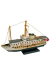 İstanbulDünyadan HediyelerHDY1210CS-211Keskin Hediyelik Eşya Ve TekstilDekoratif Metal Gemi İstanbul Yolcu Vapuru 34cm