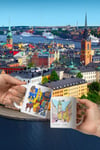 İsveçDünyadan HediyelerDNY-HDMUGB11Keskin Hediyelik Eşya Ve Tekstilİsveç Kupa Bardak 2 Adet Seyahat Hatıra Sweden Mug