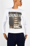 İtalyaDünyadan HediyelerDNY-HD100031Keskin Hediyelik Eşya Ve TekstilPisa Kulesi Unisex Pamuklu Slim Fit Sweatshirt Large