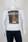 İtalyaDünyadan HediyelerDNY-HD100032Keskin Hediyelik Eşya Ve TekstilPisa Kulesi Unisex Pamuklu Slim Fit Sweatshirt Medium