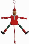 İtalyaDünyadan HediyelerDNY-HD100283Keskin Hediyelik Eşya Ve TekstilAhşap Hareketli Pinokyo İpli Kukla 27 cm Büyük Boy