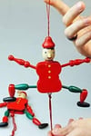 İtalyaDünyadan HediyelerDNY-HD100283Keskin Hediyelik Eşya Ve TekstilAhşap Hareketli Pinokyo İpli Kukla 27 cm Büyük Boy
