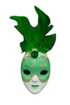 İtalyaDünyadan HediyelerDNY-HD100391Keskin Hediyelik Eşya Ve TekstilVenedik Maske Magnet 3D Buzdolabı Magneti Simli ve Tüylü No.11
