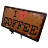 İtalyaDünyadan HediyelerDNY-HD100496Keskin Hediyelik Eşya Ve TekstilDekoratif 3D Metal Plaka I Love Coffee 30cm