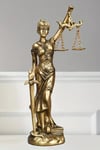 İtalyaDünyadan HediyelerDNY-HDY1681Keskin Hediyelik Eşya Ve TekstilThemis Adalet Kadını Terazisi Heykeli Gold 24cm