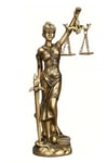 İtalyaDünyadan HediyelerDNY-HDY1681Keskin Hediyelik Eşya Ve TekstilThemis Adalet Kadını Terazisi Heykeli Gold 24cm