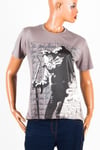 JamaikaDünyadan HediyelerDNY-HD100042Keskin Hediyelik Eşya Ve TekstilBob Marley Unisex Pamuklu Regular Fit Gri Tişört X-Large