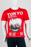 JaponyaDünyadan HediyelerDNY-HD100078Keskin Hediyelik Eşya Ve TekstilTokyo Ghoul Unisex Pamuklu Regular Fit Kırmızı Tişört Small