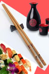 JaponyaDünyadan HediyelerDNY-HD100343Keskin Hediyelik Eşya Ve TekstilBambu Organik Chopstick Yemek Çubuğu Haşi 10 Çift Japon Tip