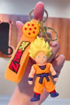 JaponyaDünyadan HediyelerDNY-HD100653Keskin Hediyelik Eşya Ve TekstilAnime Dragon Ball Z Ejderha Topu Super Saiyan 3D Silikon Anahtarlık
