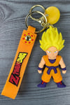 JaponyaDünyadan HediyelerDNY-HD100653Keskin Hediyelik Eşya Ve TekstilAnime Dragon Ball Z Ejderha Topu Super Saiyan 3D Silikon Anahtarlık