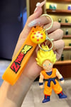 JaponyaDünyadan HediyelerDNY-HD100653Keskin Hediyelik Eşya Ve TekstilAnime Dragon Ball Z Ejderha Topu Super Saiyan 3D Silikon Anahtarlık