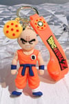 JaponyaDünyadan HediyelerDNY-HD100655Keskin Hediyelik Eşya Ve TekstilAnime Dragon Ball Z Ejderha Topu Krillin 3D Silikon Anahtarlık