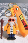 JaponyaDünyadan HediyelerDNY-HD100657Keskin Hediyelik Eşya Ve TekstilAnime Dragon Ball Z Ejderha Topu Master Roshi 3D Silikon Anahtarlık