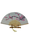 JaponyaDünyadan HediyelerDNY-HD100687Keskin Hediyelik Eşya Ve TekstilJapon Bambu Kumaş Yelpaze Çanta Boy Stant Hediyeli No.5