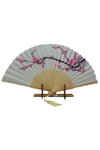 JaponyaDünyadan HediyelerDNY-HD100687Keskin Hediyelik Eşya Ve TekstilJapon Bambu Kumaş Yelpaze Çanta Boy Stant Hediyeli No.5