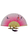 JaponyaDünyadan HediyelerDNY-HD100691Keskin Hediyelik Eşya Ve TekstilJapon Bambu Kumaş Yelpaze Çanta Boy Stant Hediyeli No.9