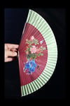 JaponyaDünyadan HediyelerDNY-HD100692Keskin Hediyelik Eşya Ve TekstilJapon Bambu Kumaş Yelpaze Çanta Boy Stant Hediyeli No.10
