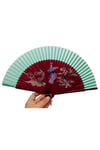 JaponyaDünyadan HediyelerDNY-HD100693Keskin Hediyelik Eşya Ve TekstilJapon Bambu Kumaş Yelpaze Çanta Boy Stant Hediyeli No.11