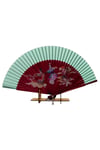 JaponyaDünyadan HediyelerDNY-HD100693Keskin Hediyelik Eşya Ve TekstilJapon Bambu Kumaş Yelpaze Çanta Boy Stant Hediyeli No.11