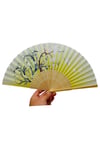 JaponyaDünyadan HediyelerDNY-HD100694Keskin Hediyelik Eşya Ve TekstilJapon Bambu Kumaş Yelpaze Çanta Boy Stant Hediyeli No.12