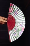 JaponyaDünyadan HediyelerDNY-HD100708Keskin Hediyelik Eşya Ve TekstilJapon Bambu Kumaş Yelpaze Çanta Boy Stant Hediyeli No.26