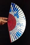 JaponyaDünyadan HediyelerDNY-HD100709Keskin Hediyelik Eşya Ve TekstilJapon Bambu Kumaş Yelpaze Çanta Boy Stant Hediyeli No.27
