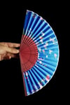 JaponyaDünyadan HediyelerDNY-HD100710Keskin Hediyelik Eşya Ve TekstilJapon Bambu Kumaş Yelpaze Çanta Boy Stant Hediyeli No.28