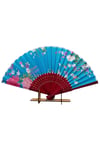 JaponyaDünyadan HediyelerDNY-HD100711Keskin Hediyelik Eşya Ve TekstilJapon Bambu Kumaş Yelpaze Çanta Boy Stant Hediyeli No.29