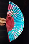 JaponyaDünyadan HediyelerDNY-HD100711Keskin Hediyelik Eşya Ve TekstilJapon Bambu Kumaş Yelpaze Çanta Boy Stant Hediyeli No.29