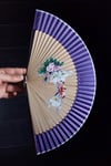 JaponyaDünyadan HediyelerDNY-HD100723Keskin Hediyelik Eşya Ve TekstilJapon Bambu Kumaş Yelpaze Çanta Boy Stant Hediyeli No.41