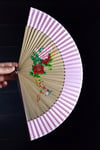 JaponyaDünyadan HediyelerDNY-HD100725Keskin Hediyelik Eşya Ve TekstilJapon Bambu Kumaş Yelpaze Çanta Boy Stant Hediyeli No.43