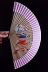 JaponyaDünyadan HediyelerDNY-HD100734Keskin Hediyelik Eşya Ve TekstilJapon Bambu Kumaş Yelpaze Çanta Boy Stant Hediyeli No.52