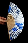 JaponyaDünyadan HediyelerDNY-HD100737Keskin Hediyelik Eşya Ve TekstilJapon Bambu Kumaş Yelpaze Çanta Boy Stant Hediyeli No.55