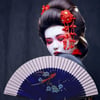 JaponyaDünyadan HediyelerDNY-HD100742Keskin Hediyelik Eşya Ve TekstilJapon Bambu Kumaş Yelpaze Çanta Boy Stant Hediyeli No.60